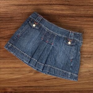 Tommy Hilfiger Tommy Jeans Denim Pleated Mini Skirt